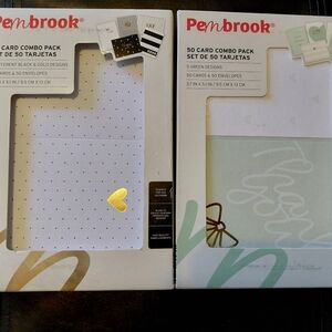 Pembroke Card Combo Pack with Gold and Mint Accents